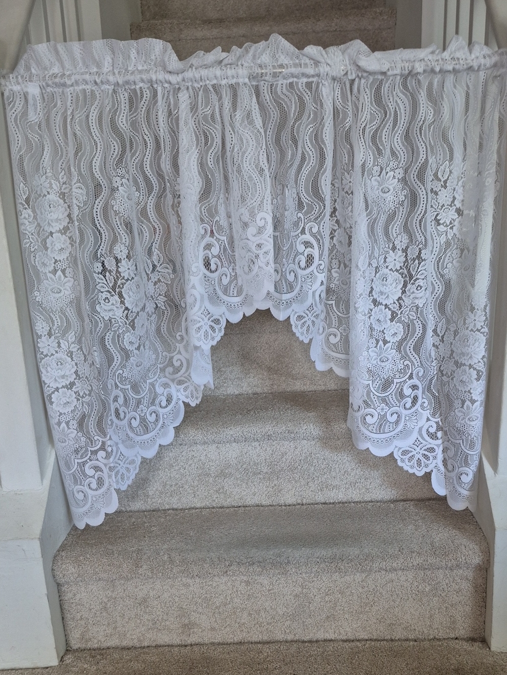 Spiegel White Swag Curtain 72x38